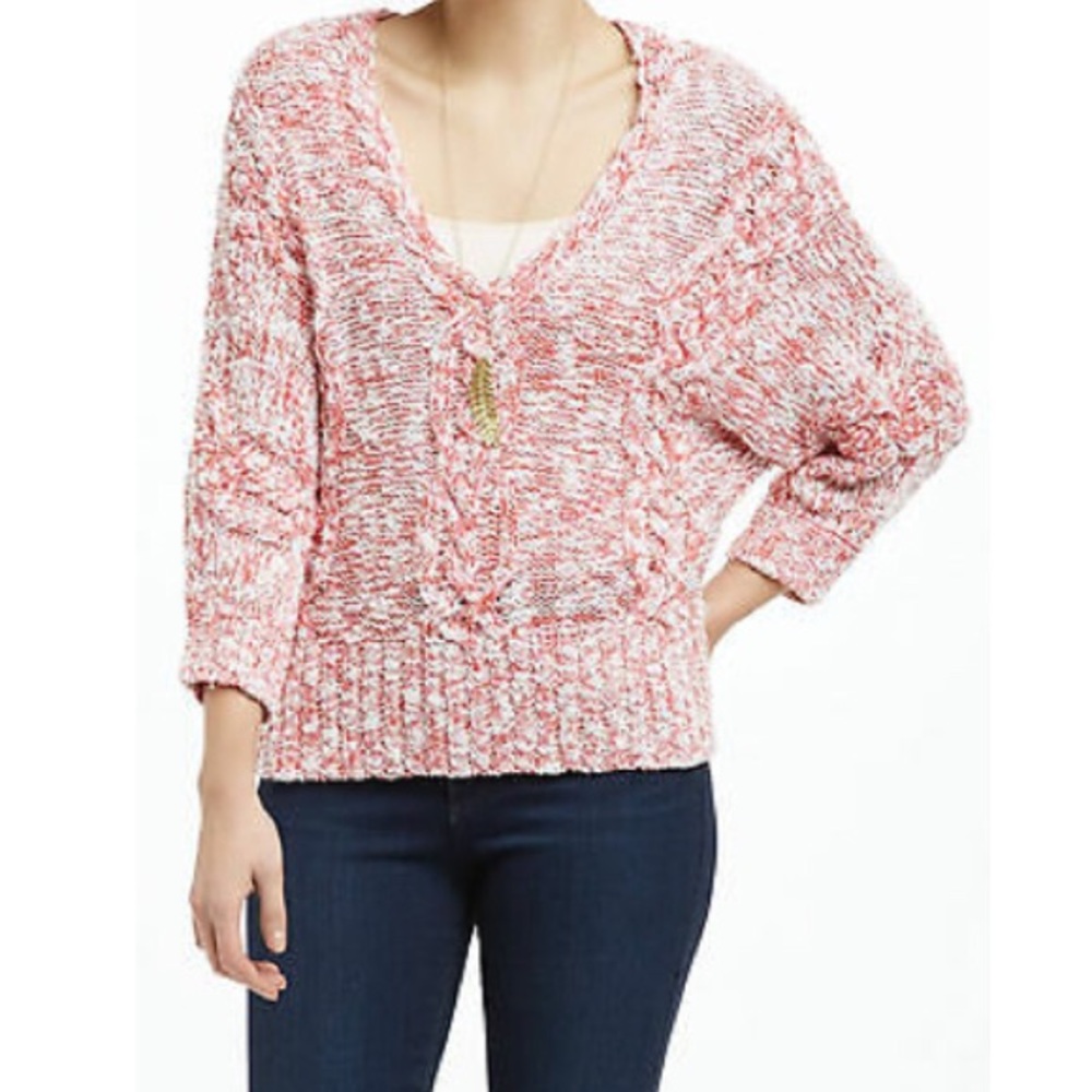 Anthro Far Away From Close Confetti Pullover